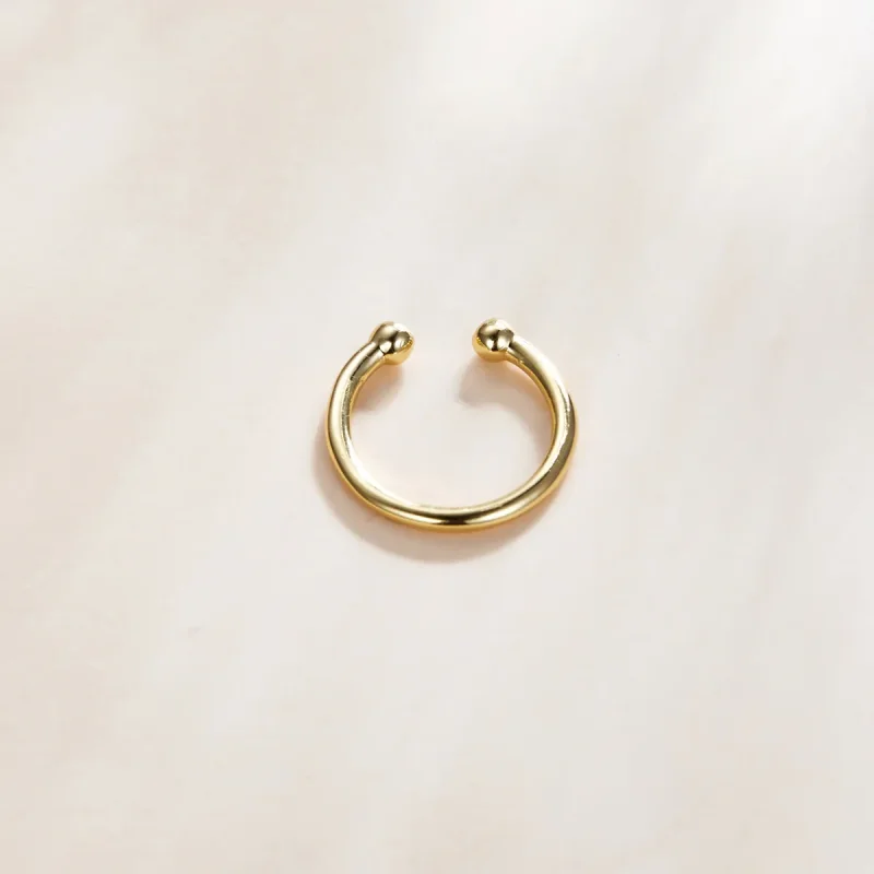 (image for) Pandora Style Open Circel Ear clip - SCE1094 - View 2