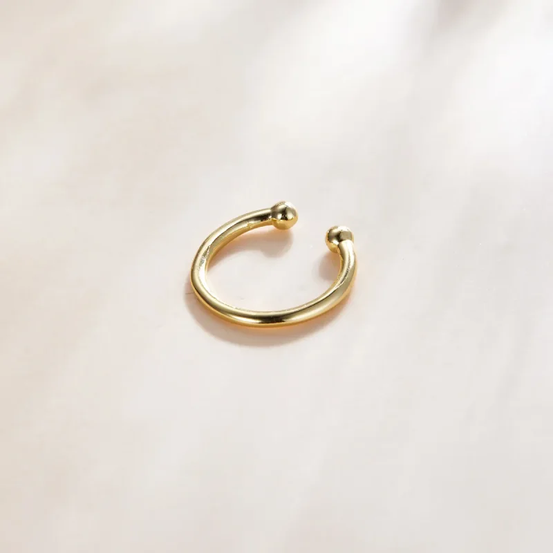 (image for) Pandora Style Open Circel Ear clip - SCE1094 - View 3