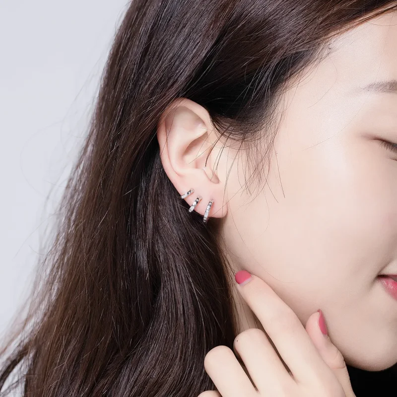 (image for) Pandora Style Punk Girl Ear clip - BSE085 - View 5