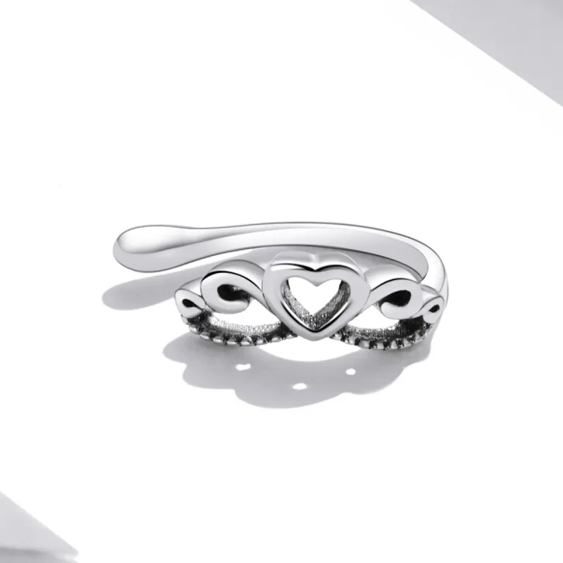(image for) Pandora Style Vintage Crown Ear clip - SCE1201 - View 2