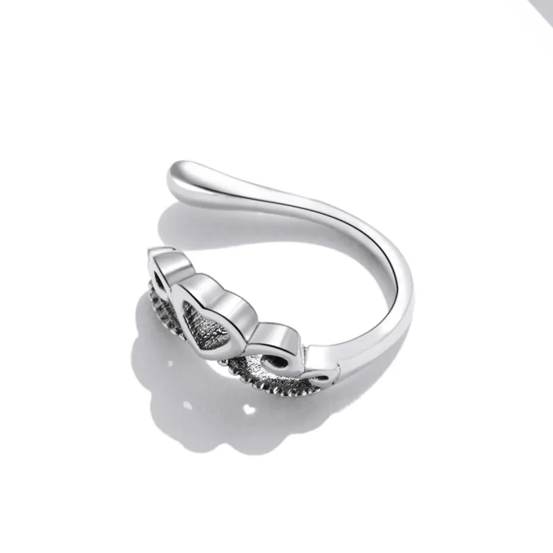 (image for) Pandora Style Vintage Crown Ear clip - SCE1201 - View 3