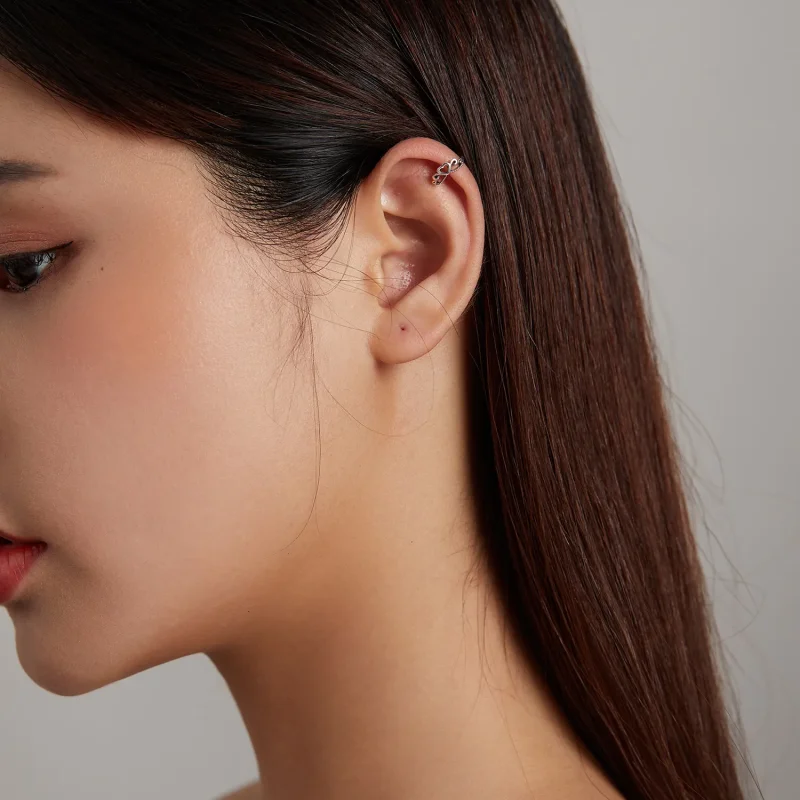 (image for) Pandora Style Vintage Crown Ear clip - SCE1201 - View 7