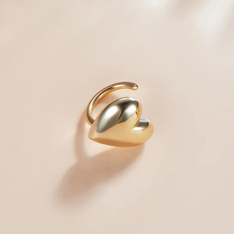 (image for) Pandora Style 18ct Gold Plated Mysterious Spain Love Stud Earrings - SCE1153 - View 2