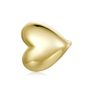 (image for) Pandora Style 18ct Gold Plated Mysterious Spain Love Stud Earrings - SCE1153