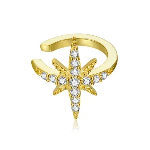 (image for) Pandora Style 18ct Gold Plated Polaris Ear clip - SCE999-B