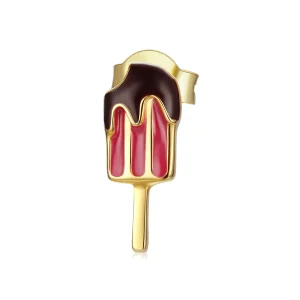 (image for) Pandora Style 18ct Gold Plated Popsicle Stud Earrings - SCE1164