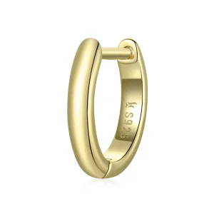 (image for) Pandora Style 18ct Gold Plated Simplicity Hoop Earrings - SCE1093