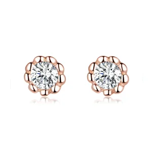 (image for) Pandora Style Rose Gold Gentle Shine Stud Earrings - BSE219