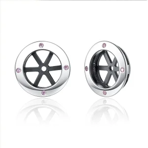 (image for) Pandora Style Silver Classic Shiny Stud Earrings - SCE032-1W