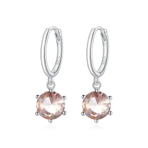 (image for) Pandora Style Silver Cz Dangle Earrings - SCE1020-CG
