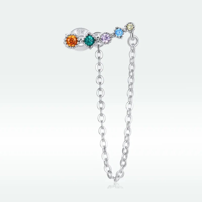 (image for) Pandora Style Silver Goddess Dangle Earrings - SCE1067 - View 4