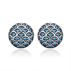 (image for) Pandora Style Silver Legend of The Sea Stud Earrings - SCE239