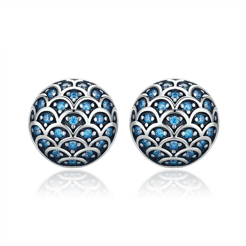 (image for) Pandora Style Silver Legend of The Sea Stud Earrings - SCE239
