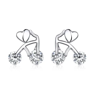 (image for) Pandora Style Silver Love Bikes Stud Earrings - SCE676