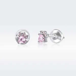(image for) Pandora Style Silver Lovely Claws Stud Earrings - SCE781