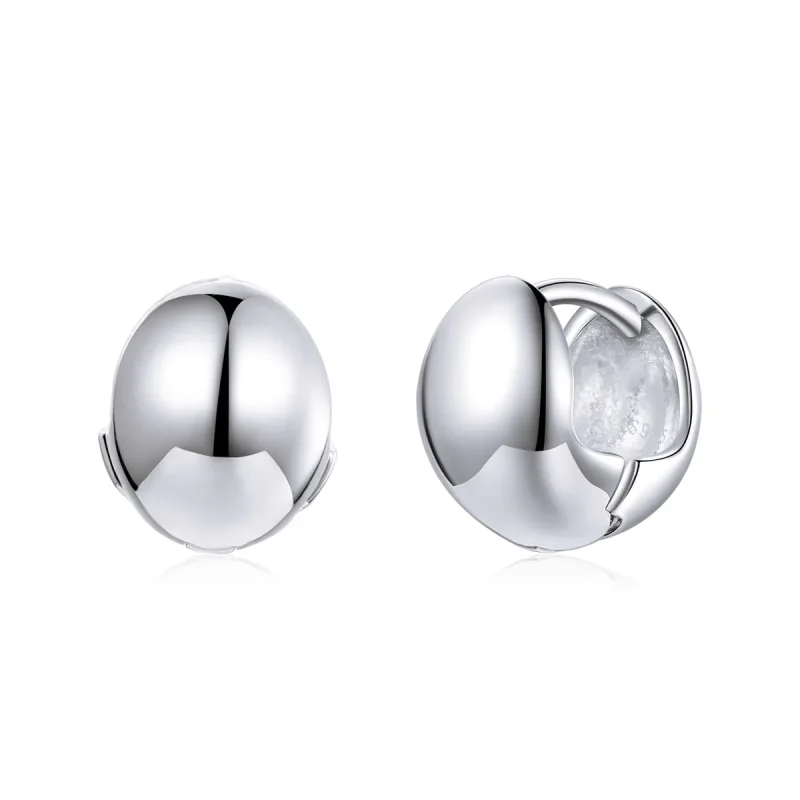 (image for) Pandora Style Silver Mirror Stud Earrings - SCE1119