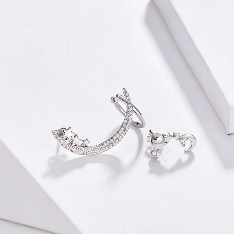 (image for) Pandora Style Silver Power Visitor Stud Earrings - SCE616 - View 2