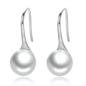 (image for) Pandora Style Silver Pure Love Hanging Earrings - SCE037