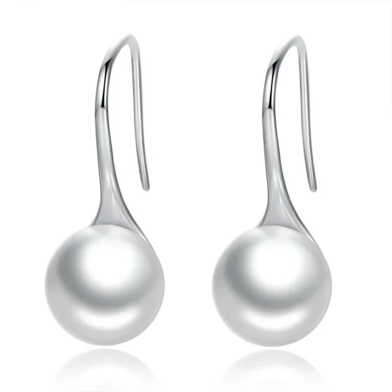 (image for) Pandora Style Silver Pure Love Hanging Earrings - SCE037