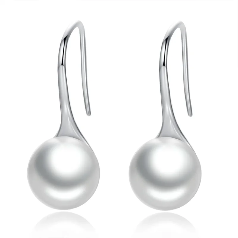 (image for) Pandora Style Silver Pure Love Hanging Earrings - SCE037