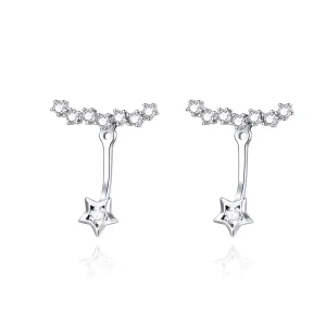 (image for) Pandora Style Silver Reminiscences Dangle Earrings - BSE175