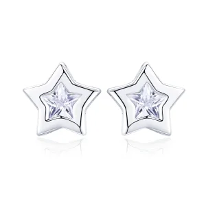 (image for) Pandora Style Silver Secret of Stars Stud Earrings - SCE437