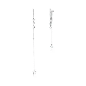 (image for) Pandora Style Silver Shining Mango Dangle Earrings - BSE349