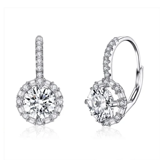 (image for) Pandora Style Silver Shining Time Hoop Earrings - SCE508