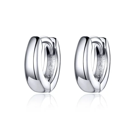 (image for) Pandora Style Silver Simple Dream Hoop Earrings - SCE552