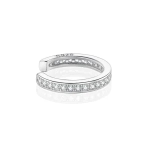 (image for) Pandora Style Silver Simple Ear clip - SCE998-A