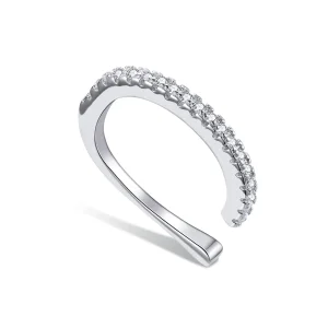 (image for) Pandora Style Silver Single Ear Ear clip - SCE1022