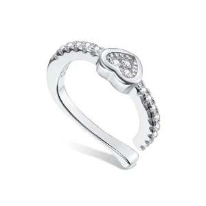 (image for) Pandora Style Silver Single Ear Ear clip - SCE1023