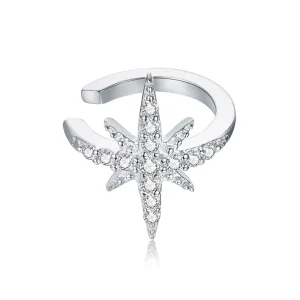 (image for) Pandora Style Silver Star Ear clip - SCE999-A