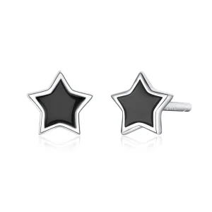 (image for) Pandora Style Silver Stars Stud Earrings - BSE275