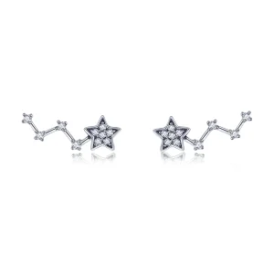 (image for) Pandora Style Silver The Waiting of The Stars Stud Earrings - SCE439