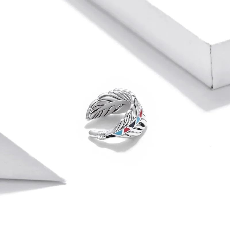 (image for) Pandora Style Silver Wings Ear clip - SCE1114 - View 3
