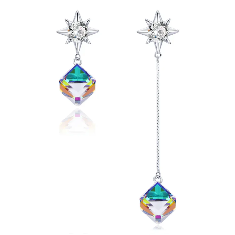 (image for) Pandora Style Aurora Love Hanging Earrings - SCE545