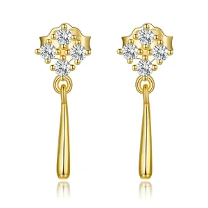 (image for) Pandora Style Delicate Hanging Earrings - BSE600-B