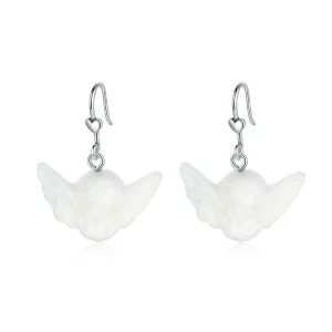 (image for) Pandora Style Little Angel Hanging Earrings - SCE944