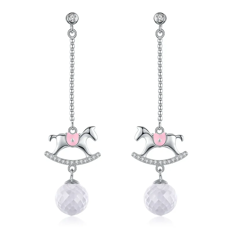 (image for) Pandora Style Playground Hanging Earrings - BSE038