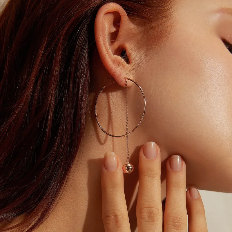(image for) Pandora Style Pokeball Hanging Earrings - SCE569 - View 8