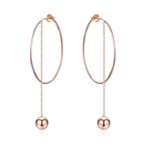 (image for) Pandora Style Pokeball Hanging Earrings - SCE569