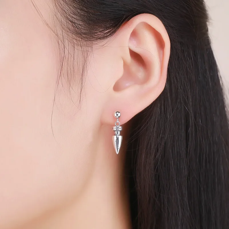 (image for) Pandora Style Sacred Token Hanging Earrings - VSE131 - View 6