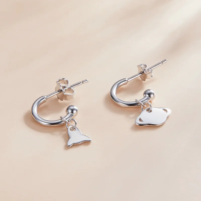 (image for) Pandora Style Taste Hanging Earrings - SCE1188-A - View 3