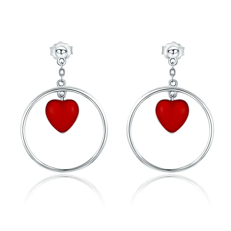 (image for) Pandora Style Throbbing Hanging Earrings - SCE360-A