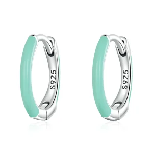 (image for) Pandora Style Double Circle Hoop Earrings - SCE1454