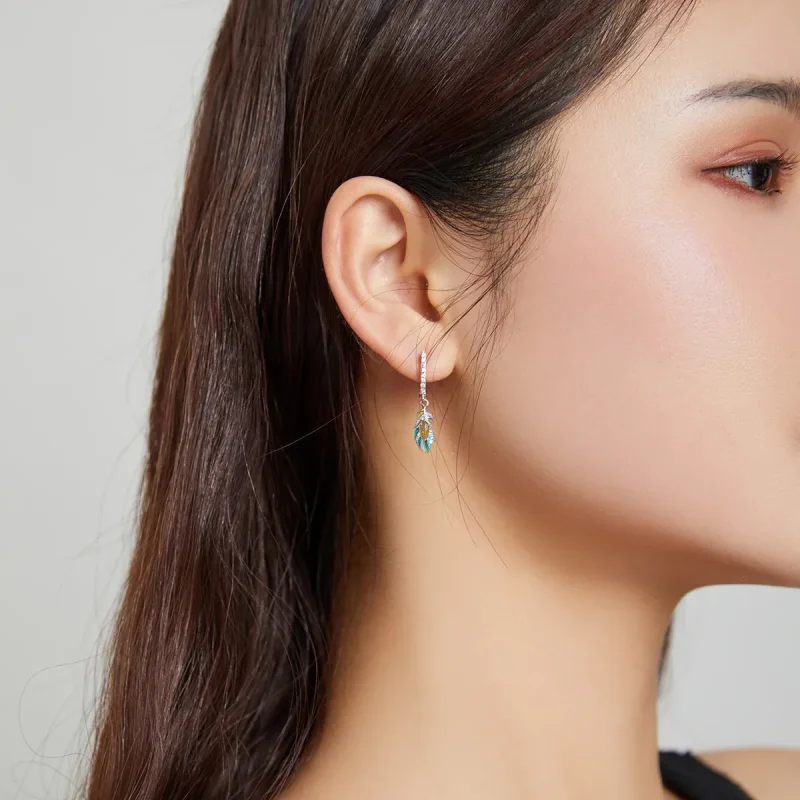 (image for) Pandora Style Iroha Hoop Earrings - BSE485 - View 8
