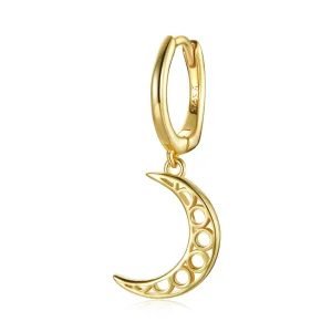 (image for) Pandora Style Minimalism - Crescent Hoop Earrings - SCE1191