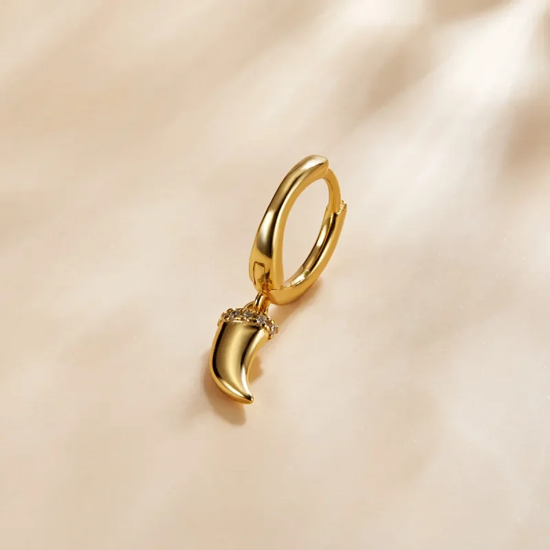 (image for) Pandora Style Mysterious Spain - Spike Hoop Earrings - SCE1144 - View 3