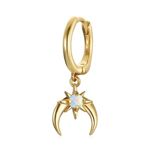 (image for) Pandora Style Mysterious Spain - Starburst Hoop Earrings - SCE1145